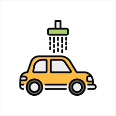 Car Wash vector icon