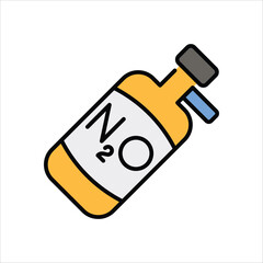 Nitrous Oxide vector icon