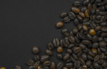 Coffee beans background