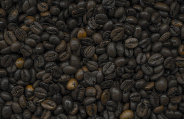 Coffee beans background