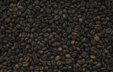 Coffee beans background