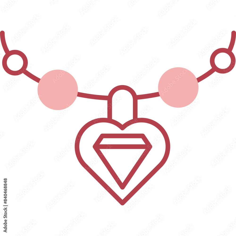 Poster necklace icon