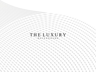 Premium background design with gray gradient white diagonal stripe pattern. Vector white horizontal template for business banner, invitation background, luxury voucher, gift certificate, etc.