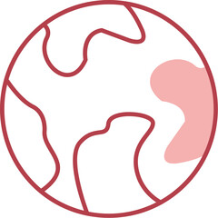 Obraz premium Earth Icon