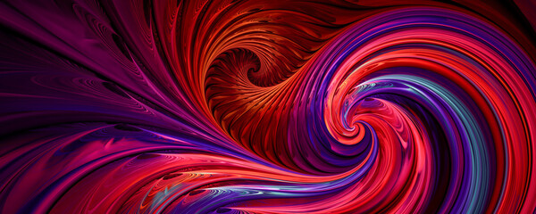 Obraz premium Colorful abstract swirl background