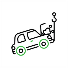 Tow vector icon