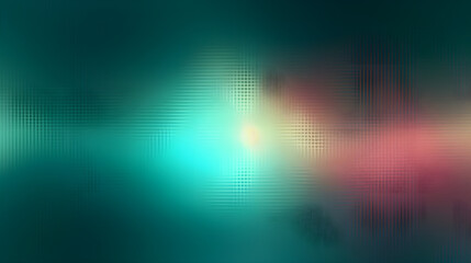 Obraz premium Glowing abstract technology dark background teal blue red black color grainy texture gradient web header banner design, copy space