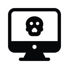 Computer hacking vector design in modern style