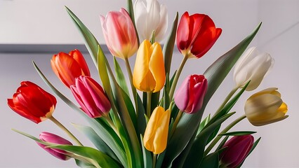 Obraz premium Bunch of tulips