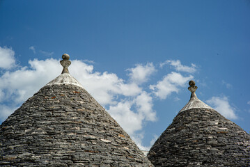 the roof of the house