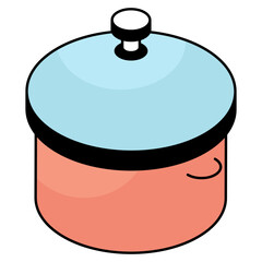 Modern design icon of cooking pot
