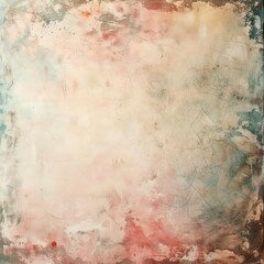 Abstract textured background with pastel colors and distressed edges, perfect for art projects, invitations, or digital designs.