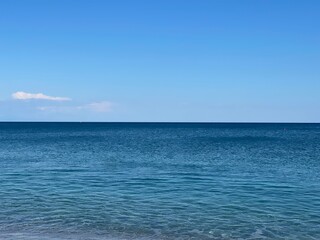 blue sky and sea