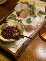 Fusion food restaurant Chinese dish