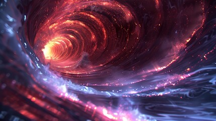 red spiral galaxy