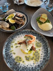 Dinning out Friday night pub food seafood