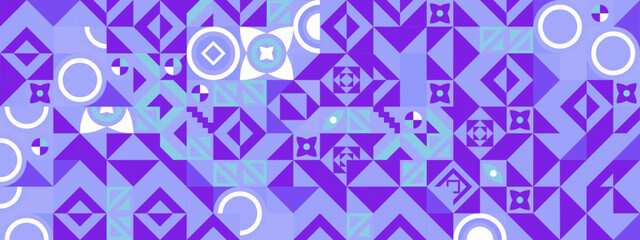 Flat geometric background