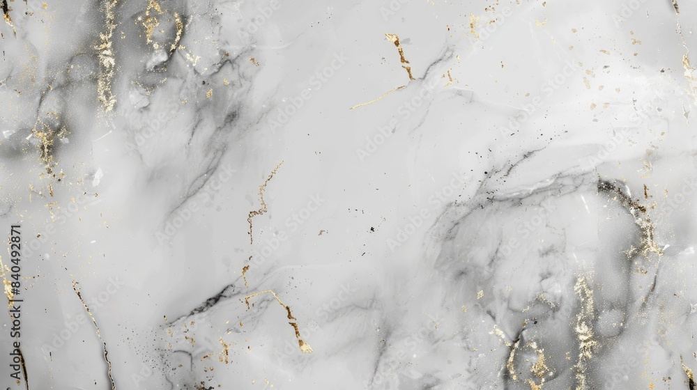 Poster high-end gray marble backdrop with a thin gold border, large empty area for customizable content, su