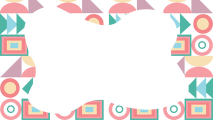 Creative gradient background, Modern minimal abstract geometric shape background