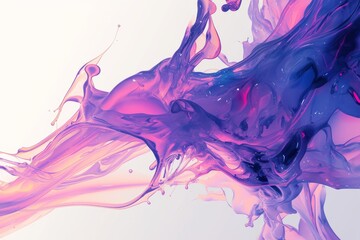 Vibrant water droplets in abstract form and artwork