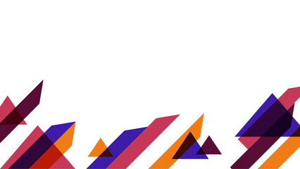 Abstract shapes geometric background. colorful template design