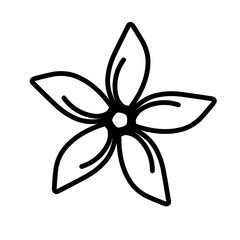 Flower Line Icon