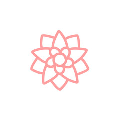 Flower Line Icon