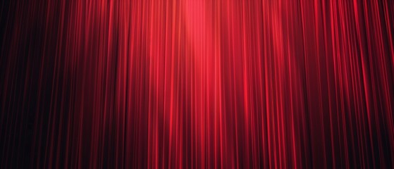 Red curtain background with vertical lines. Background for theater