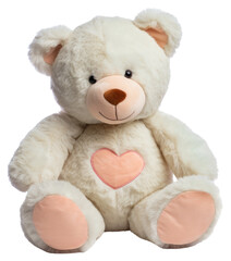 Obraz premium PNG Teddybear toy plush white white background.