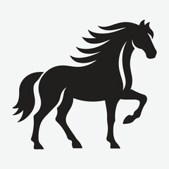 Print Majestic Horse Silhouettes, Capturing the Grace and Power in Shadow