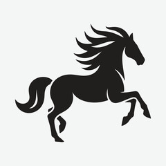 Print Majestic Horse Silhouettes, Capturing the Grace and Power in Shadow