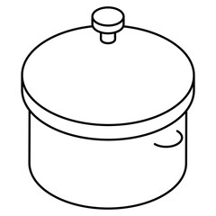 Modern design icon of cooking pot