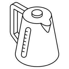 Creative design icon of teapot