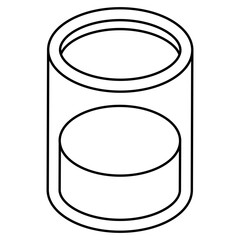 Premium design icon of glass