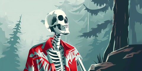Animated skeletons: terrible armies, medieval battles, magicians, monsters, Gothic fantasy