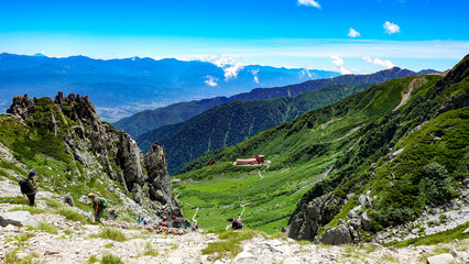 千畳敷を上から