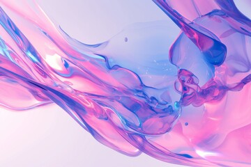 Fototapeta premium Colorful abstract water droplets in vibrant artwork