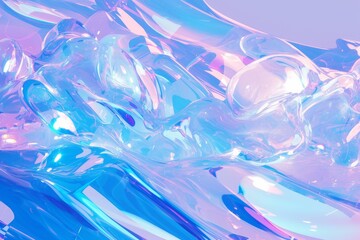 Vibrant water droplets in abstract painting creation