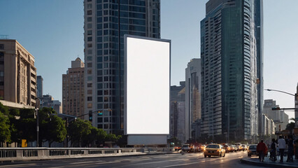 Obraz premium Bill Board, Signage, White board, Hanging Pena flex, buss top ads, Airport ads for promoting the product Advertisement 