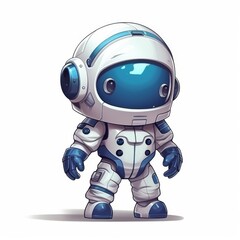 3D cartoon game all character concept isolated on white