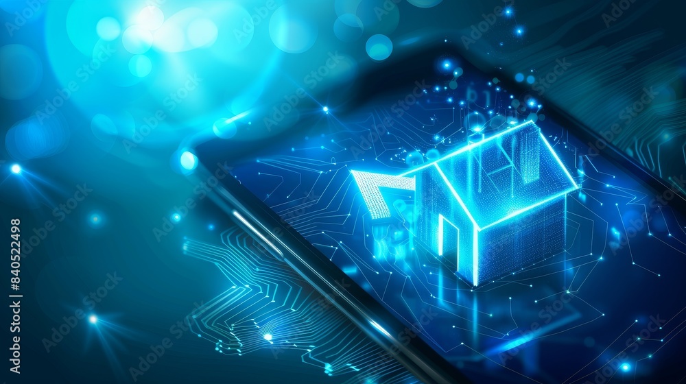 Poster lte wireless technology arrows showing high-speed connection of an iot device. on the screen is a 5g