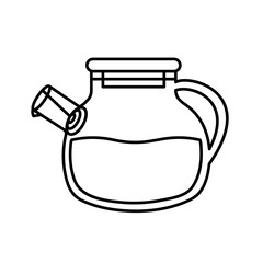 Teapot icon. Kettle vector illustration. Hot drink symbol. Kitchen utensil sign.