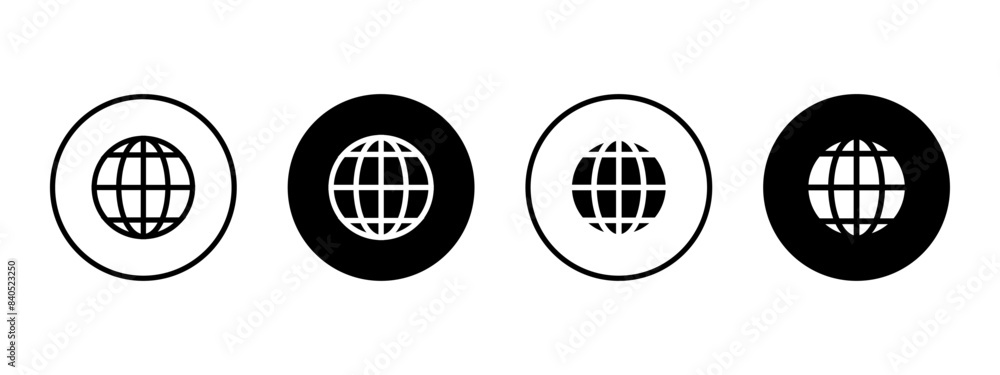 Poster web icon. internet communication symbol. connection button. global illustration.
