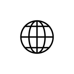 Language icon. Translate button. Global web illustration.