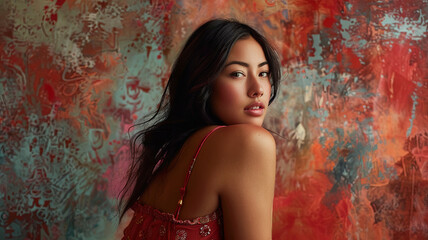 Portrait einer wundersch&ouml;nen Frau.