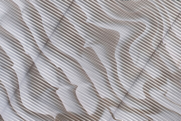 white gray of shadow and light concave curve abstract background