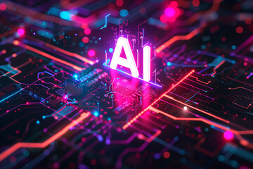 AI Circuit Board Illumination