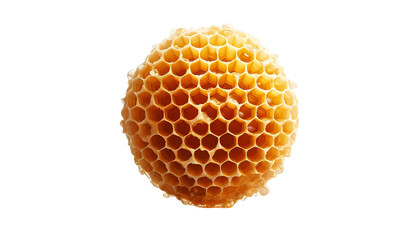 Honeycomb  isolated on transparent or white background.