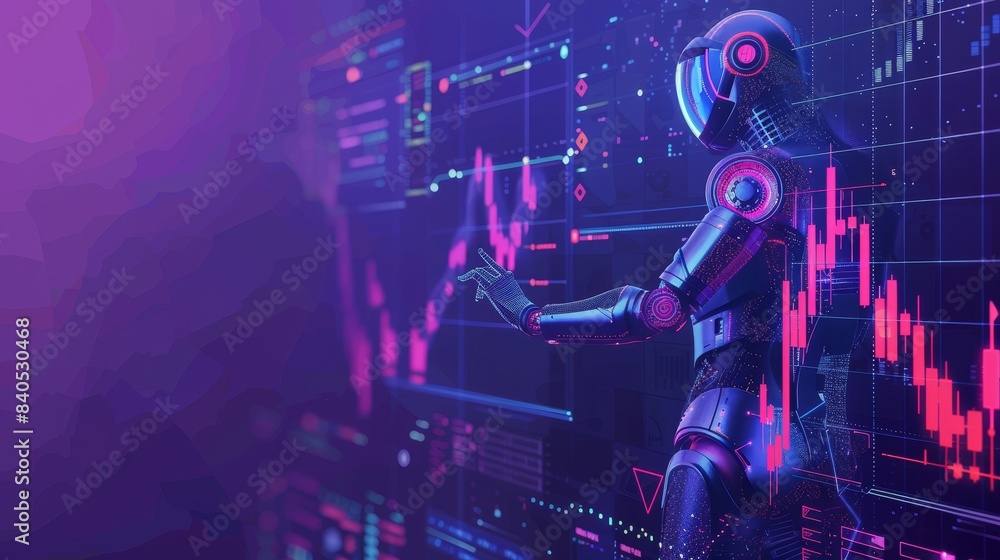 Poster in the business and fintech world, artificial intelligence is a huge part of the landscape. computer