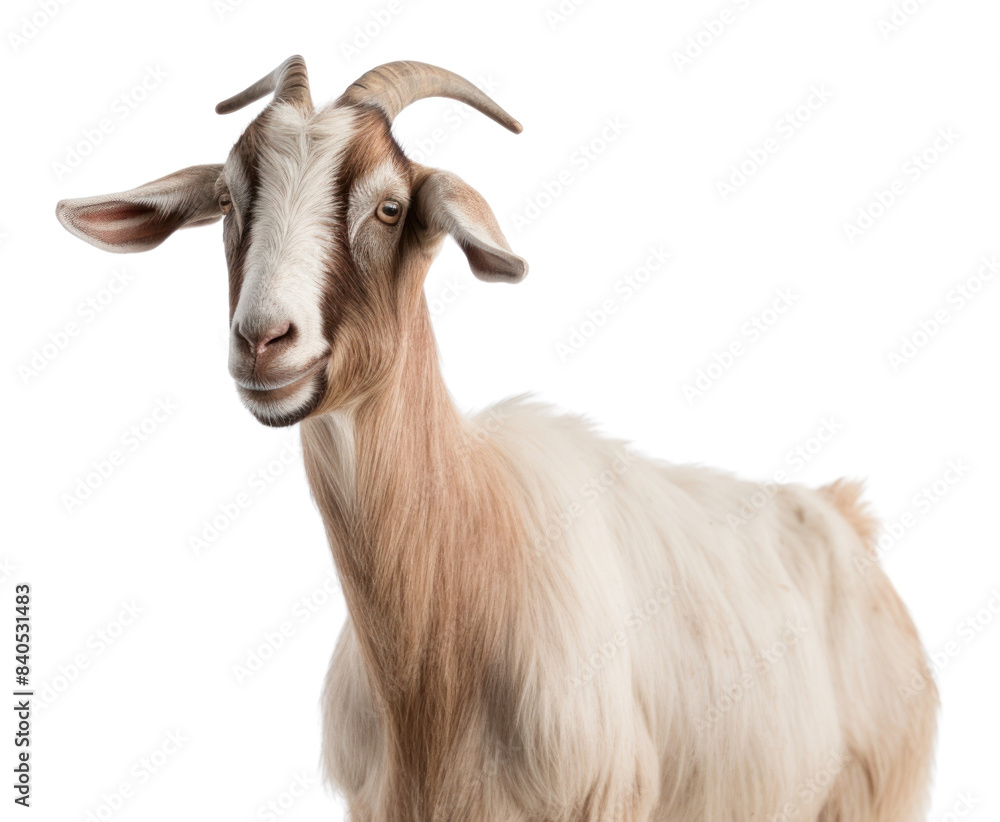 Wall mural PNG Goat livestock wildlife animal. AI generated Image by rawpixel.